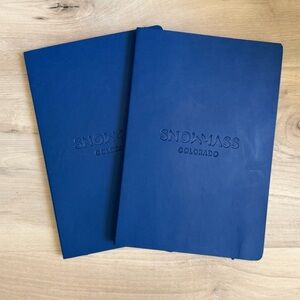(2) Snowmass Colorado Journalbooks Lined Notebooks - NEW